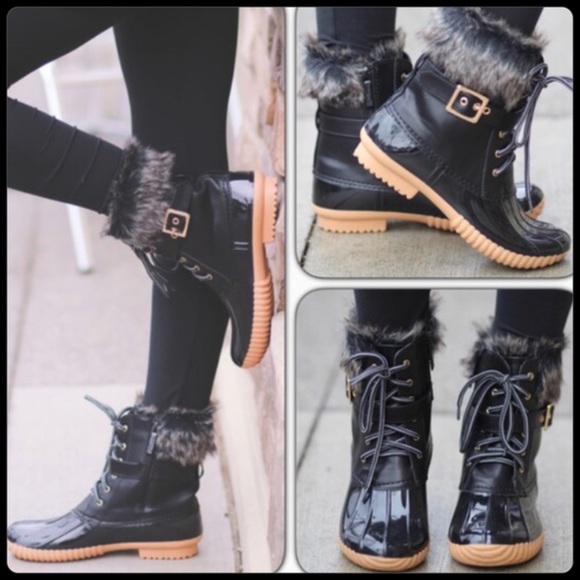 Nature Breeze Shoes - 🌟WOMEN LACE UP BUCKLED DUCK BOOTS 🌟